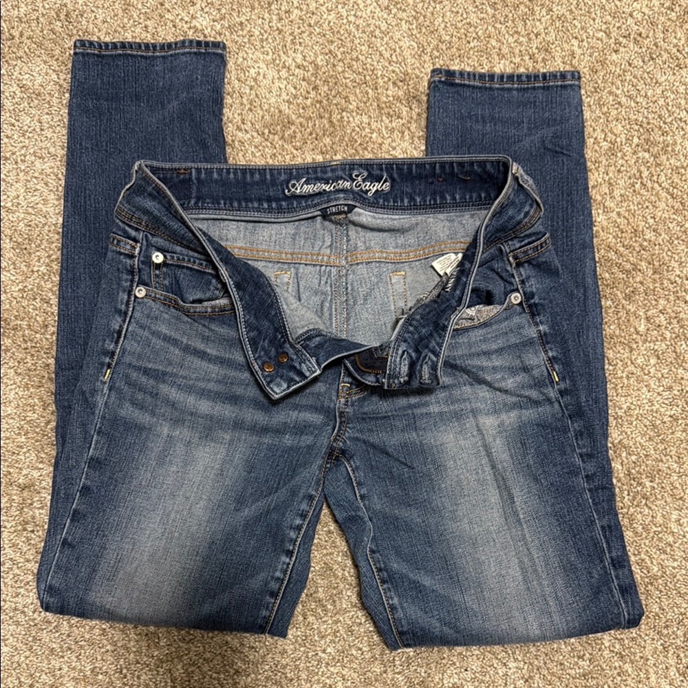 American Eagle Outfitters Blue Skinny Jeans